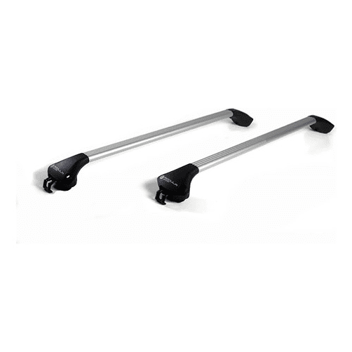 Barra Porta Equipaje Suv Modula Ovalbar Riel Cerrado Plata 5