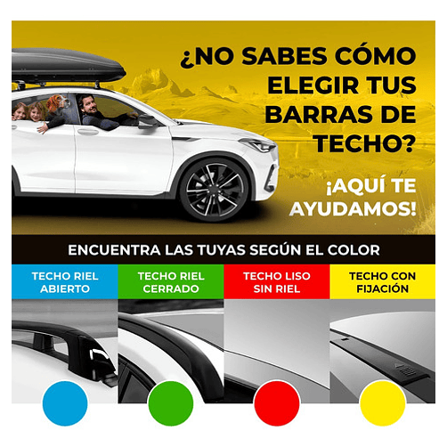 Barra Porta Equipaje Aluminio Modula Oval Bar Riel Cerrado Negro 6