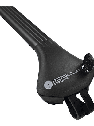 Barra Portaequipaje Modula Modelo Oval Color Negro