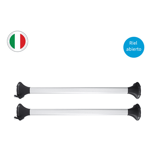 Barra Portaequipaje Modula Modelo Oval Color Negro 5