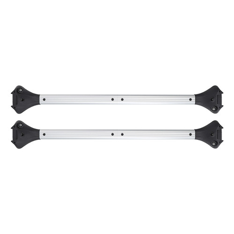 Barra Portaequipaje Modula Modelo Oval Color Plata 2