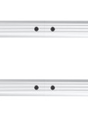 Barra Portaequipaje Modula Modelo Oval Color Plata