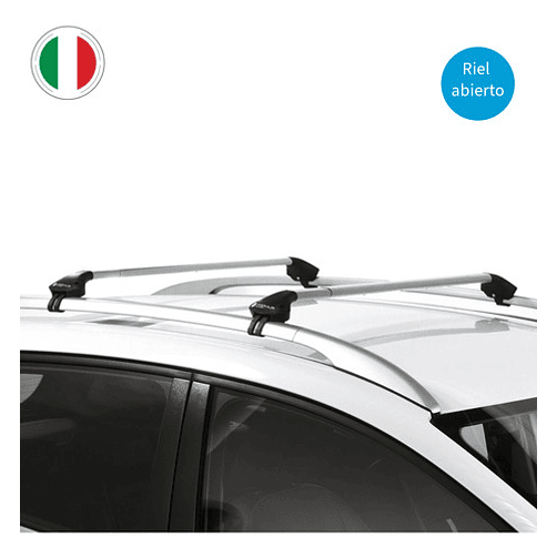 Barra Portaequipaje Modula Modelo Oval Color Plata 3