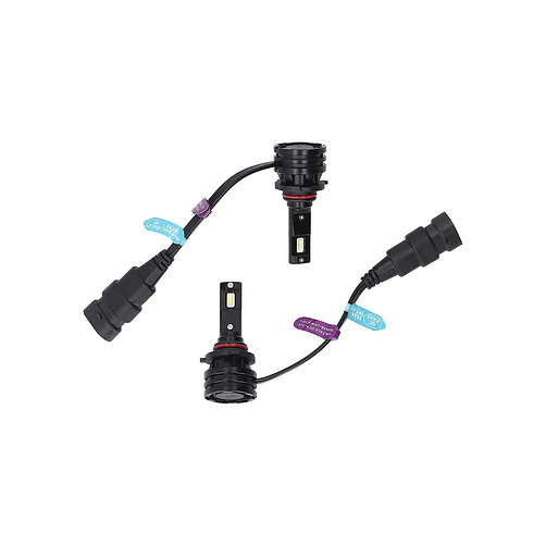 Set de Ampolletas LED HB3/9005 de 12/24v y 25w 6000lm M2 Base P20d 1