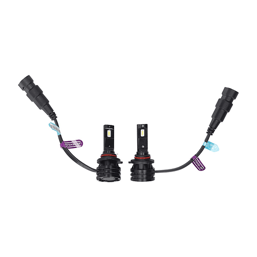 Set de Ampolletas LED HB3/9005 de 12/24v y 25w 6000lm M2 Base P20d 2