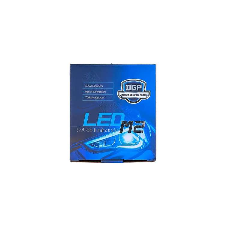 Set de Ampolletas LED HB3/9005 de 12/24v y 25w 6000lm M2 Base P20d 5