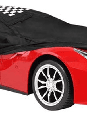 Funda Cubre Auto Sparco Negra Racing Universal Spc2000s Negro