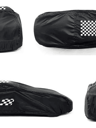 Funda Cubre Auto Sparco Negra Racing Universal Spc2000s Negro
