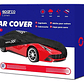 Funda Cubre Auto Sparco Negra Racing Universal Spc2000s Negro - Miniatura 3