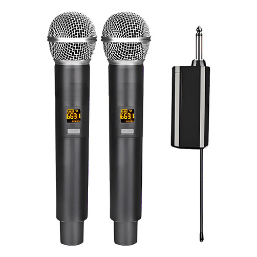 Pack De Micrófonos Inalámbricos Uhf Wm-314 Hifi Edition - Negro 1