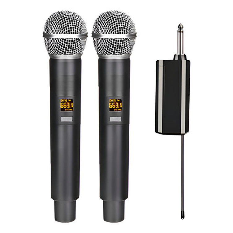 Pack De Micrófonos Inalámbricos Uhf Wm-314 Hifi Edition - Negro 1