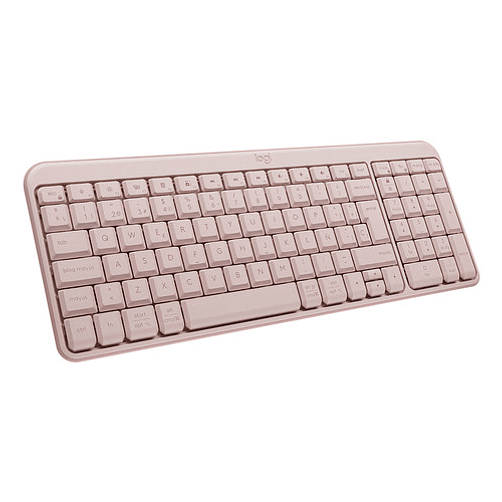 Teclado Inalámbrico Bluetooth Logitech K250 Rosado Rosa Español España 1
