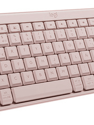 Teclado Inalámbrico Bluetooth Logitech K250 Rosado Rosa Español España