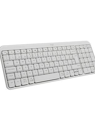 Teclado Inalámbrico Bluetooth Logitech K250 Blanco Blanco Español España