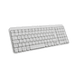 Teclado Inalámbrico Bluetooth Logitech K250 Blanco Blanco Español España - Miniatura 1