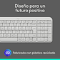 Teclado Inalámbrico Bluetooth Logitech K250 Blanco Blanco Español España - Miniatura 9