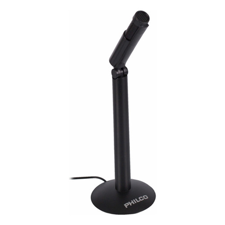 Micrófono Philco Mic-10 Para Pc Plug 3.5mm Color Negro 2