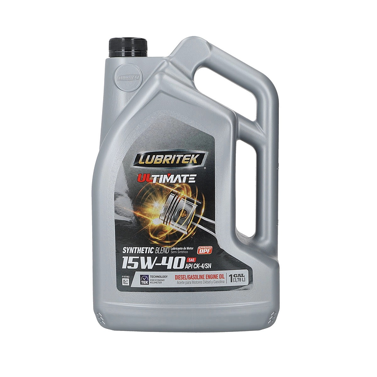 Aceite 15w40 Lubritek Ck-4 Semi Sintetico 1