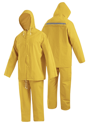 Traje Impermeable Para El Agua De 2 Piezas Black Bull 