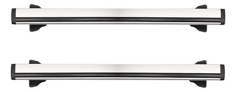 Barra Porta Equipaje Motorlife Aluminio 75kg Serie Premium Plateado