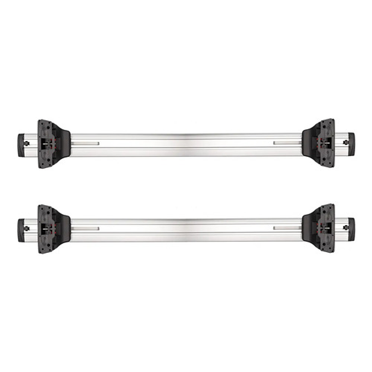 Barra Porta Equipaje Motorlife Aluminio 75kg Serie Premium Plateado 2