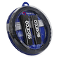 Set Cubre Volante + Cinturon Auto Sparco Universal Sps107 - Miniatura 2