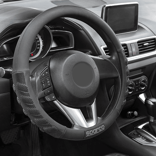 Set Cubre Volante + Cinturon Auto Sparco Universal Sps107 5