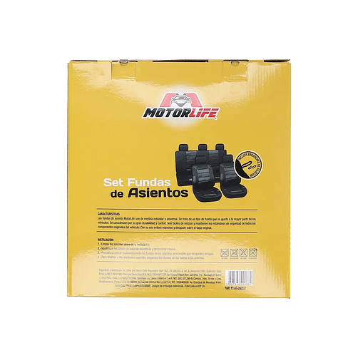 Funda Cubreasiento Clasica 3 Motorlife 5