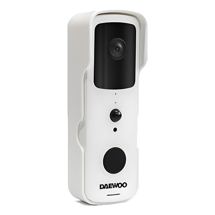Portero Inalámbrico Wifi Daewoo Video Full Hd 1080p Db501w Blanco/negro 1