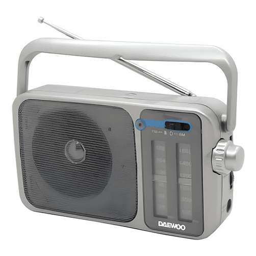 Radio Portátil Bt 2banda Am/fm Usb Negro Daewoo Di-t220 Negro 1