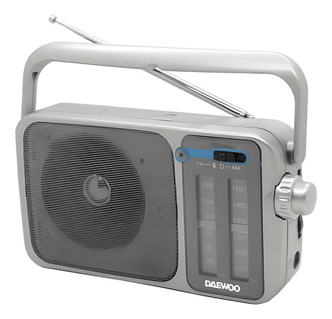 Radio Portátil Bt 2banda Am/fm Usb Negro Daewoo Di-t220 Negro