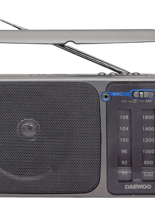 Radio Portátil Bt 2banda Am/fm Usb Negro Daewoo Di-t220 Negro