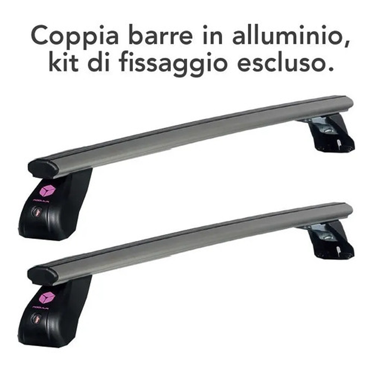 Barras Portaequipaje Compacta Modula 124 Cm Plateado 6