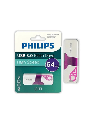 Pendrive Philips 64gb Usb 3.0 64gb / Citi