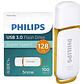 Pendrive Philips Snow 128gb Usb 3.0 Flash Speed Blanco - Miniatura 1