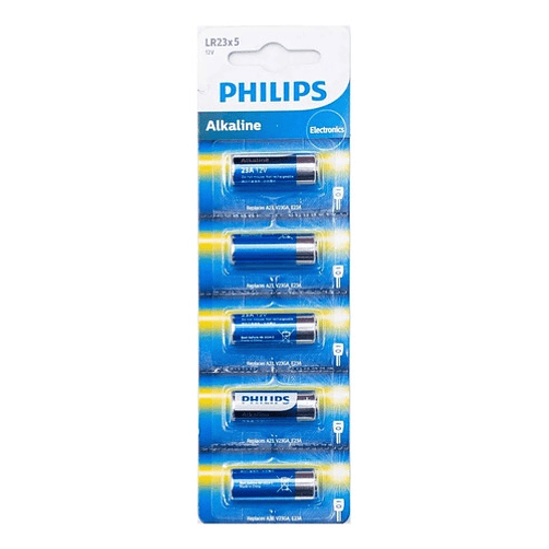 Pila 23a Philips Power Alkaline Lr23p5b/97 5 Unidades 1