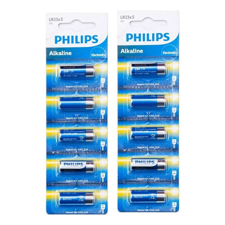 Pila 23a Philips Power Alkaline Lr23p5b/97 5 Unidades 2