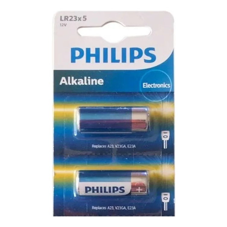 Pila 23a Philips Power Alkaline Lr23p5b/97 5 Unidades 3