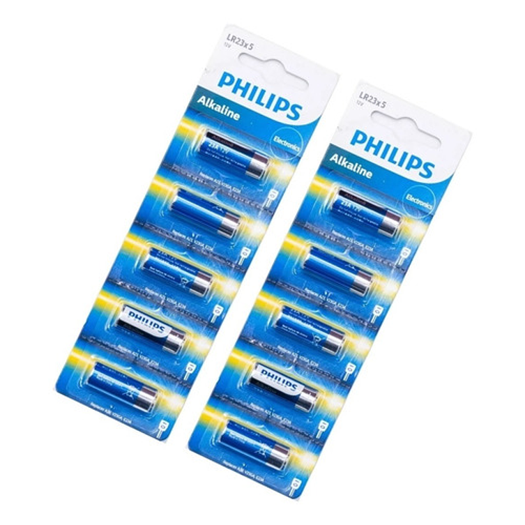 Pila 23a Philips Power Alkaline Lr23p5b/97 5 Unidades 4