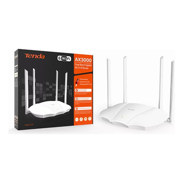 Router Wifi 6 Tenda Tx9 Ax3000 Dual Band 4