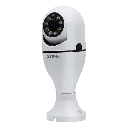 Cámara Seguridad Cctv Wifi Tipo Ampolleta 2mp W9120, Philco Color Blanco 4