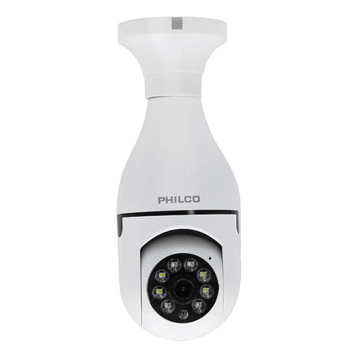 Cámara Seguridad Cctv Wifi Tipo Ampolleta 2mp W9120, Philco Color Blanco 6