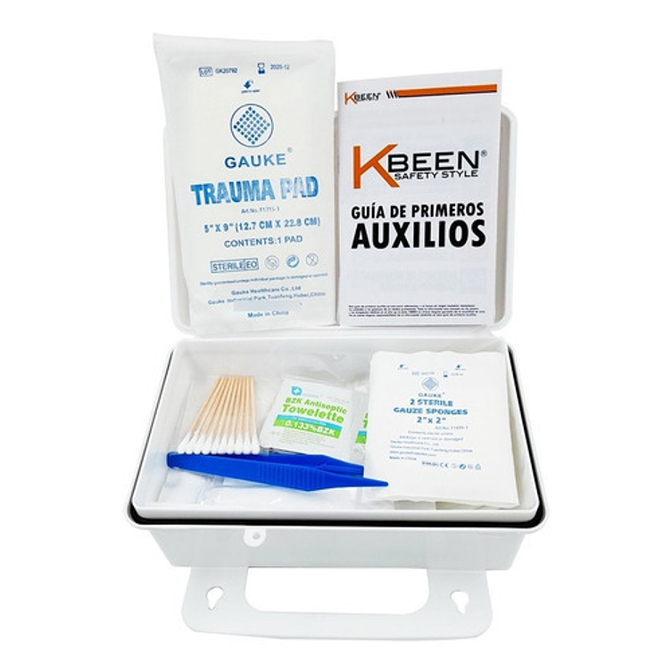 Botiquín Primeros Auxilios Kbeen 10 Personas Pvc 32 2