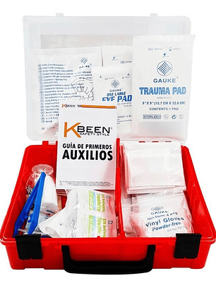 Botiquín Primeros Auxilios Kbeen 25 Personas Emergencia Portátil 27cm