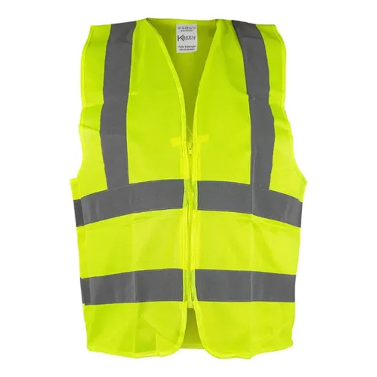 Chaleco Reflectante Estandar Talla Estándar Verde Limón Verde Limón Estándar 1