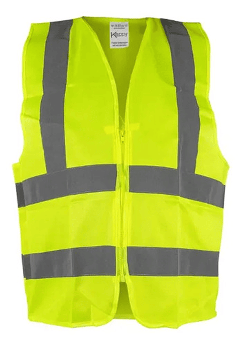 Chaleco Reflectante Estandar Talla Estándar Verde Limón Verde Limón Estándar