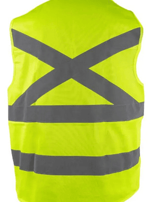 Chaleco Reflectante Estandar Talla Estándar Verde Limón Verde Limón Estándar
