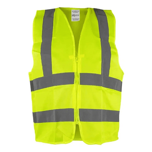 X5 Chaleco Reflectante Auto Camion Reglamentario Seguridad Verde Limón Estándar 1