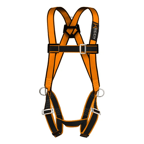 Arnés Paracaidista 3 Argollas Kl-8000 Talla Xl Certificado Naranja 1