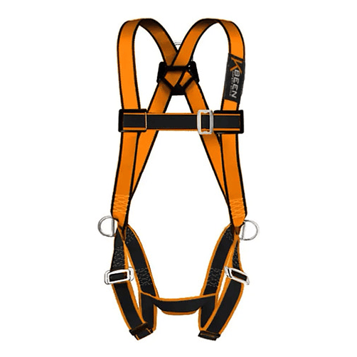 Arnés Paracaidista 3 Argollas Kl-8000 Talla Xl Certificado Naranja 2